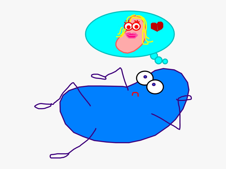 Blue Jelly Bean Love Svg Clip Arts - Clipart Jelly Bean Guess, HD Png Download, Free Download