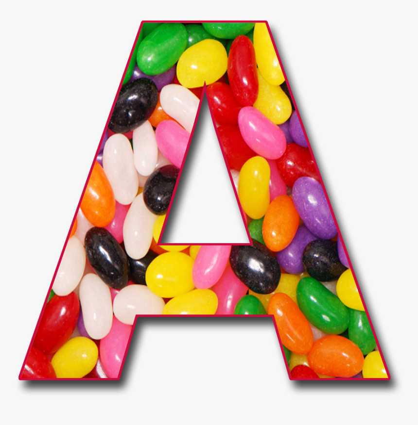 Jelly-bean - Jelly Bean Letters, HD Png Download, Free Download