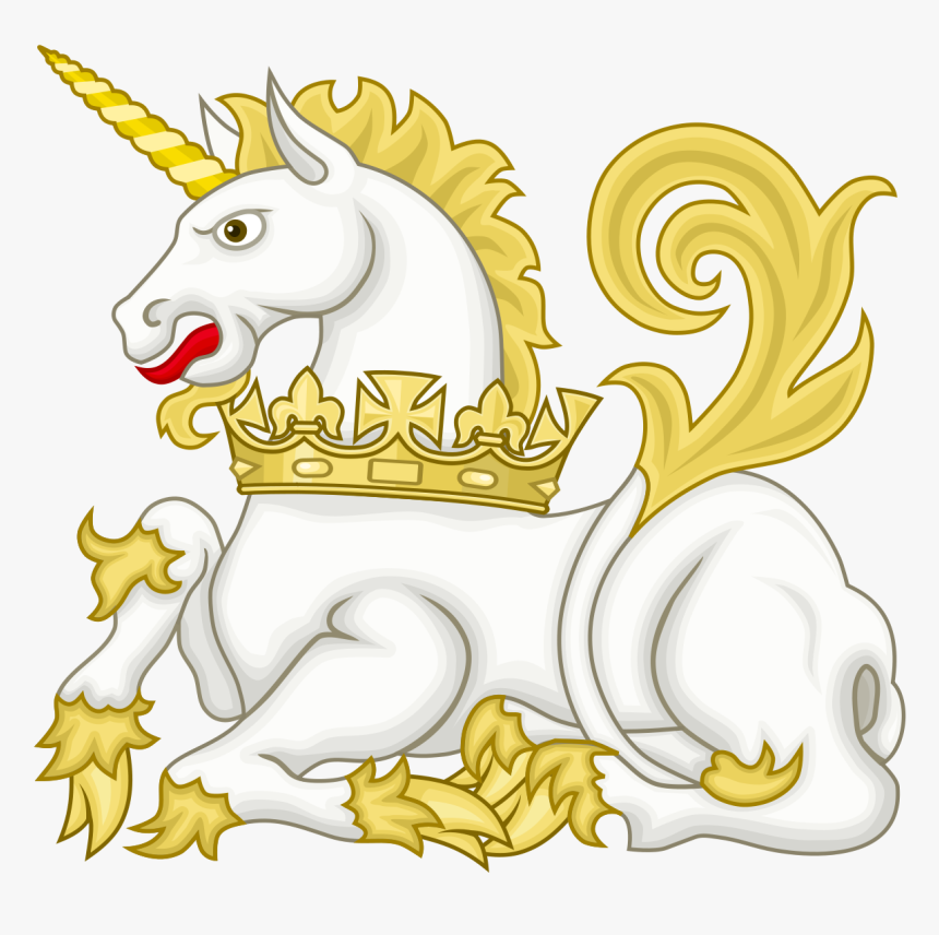 Heraldic Scottish Unicorn, HD Png Download, Free Download