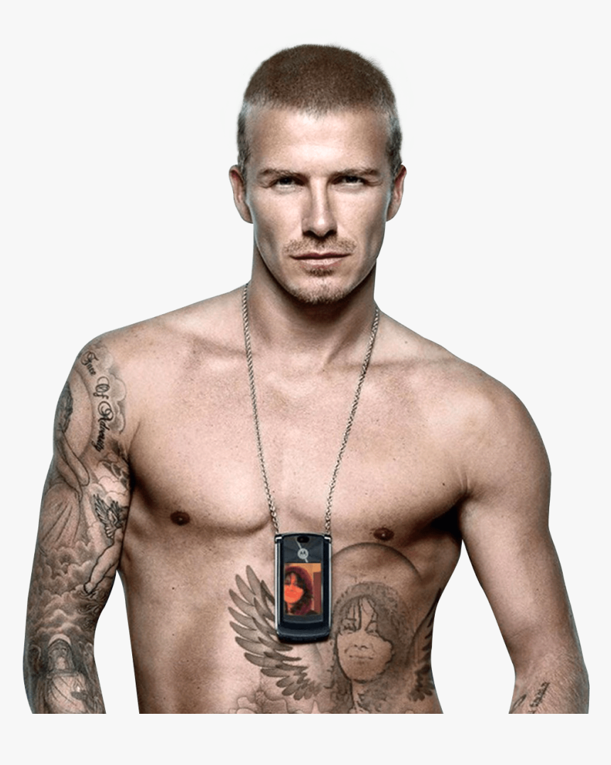 David Beckham Topless Tattoos - 40 Yr Old Male Models, HD Png Download, Free Download