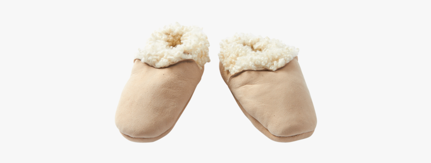 Lambskin Booties - Cream - Slipper, HD Png Download, Free Download