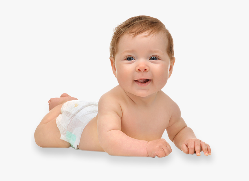 Diaper Infant Smile Month Childhood - Baby Transparent Background, HD Png Download, Free Download