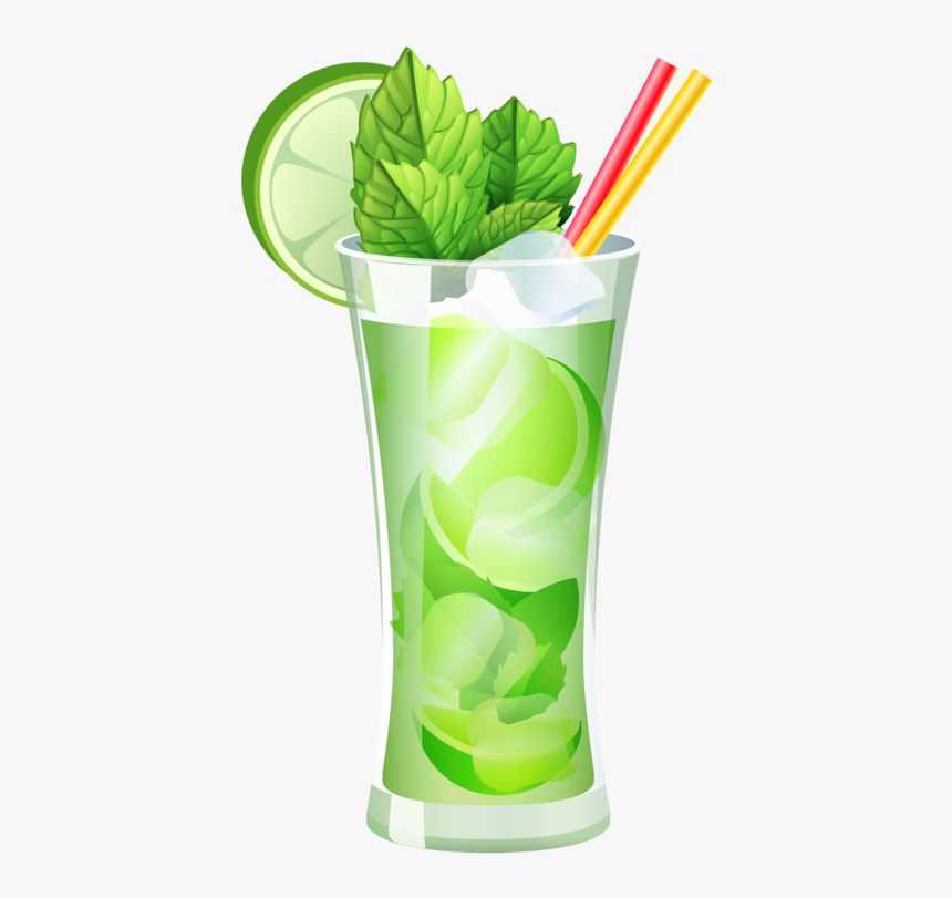 Transparent Mojito Cocktail Png Clipart - Cocktail Clipart Png, Png Download, Free Download