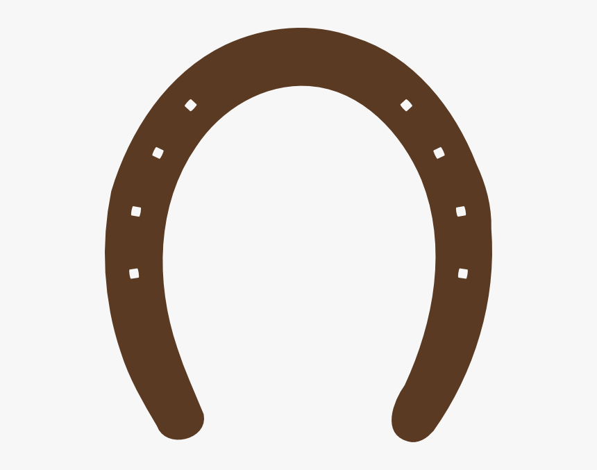 Horse Shoe Silhouette Clip Art - Horse Saddle Clip Art, HD Png Download, Free Download