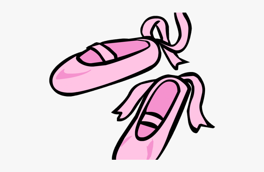 Ballet Slippers Clipart - Pink Ballet Shoes Clipart, HD Png Download, Free Download