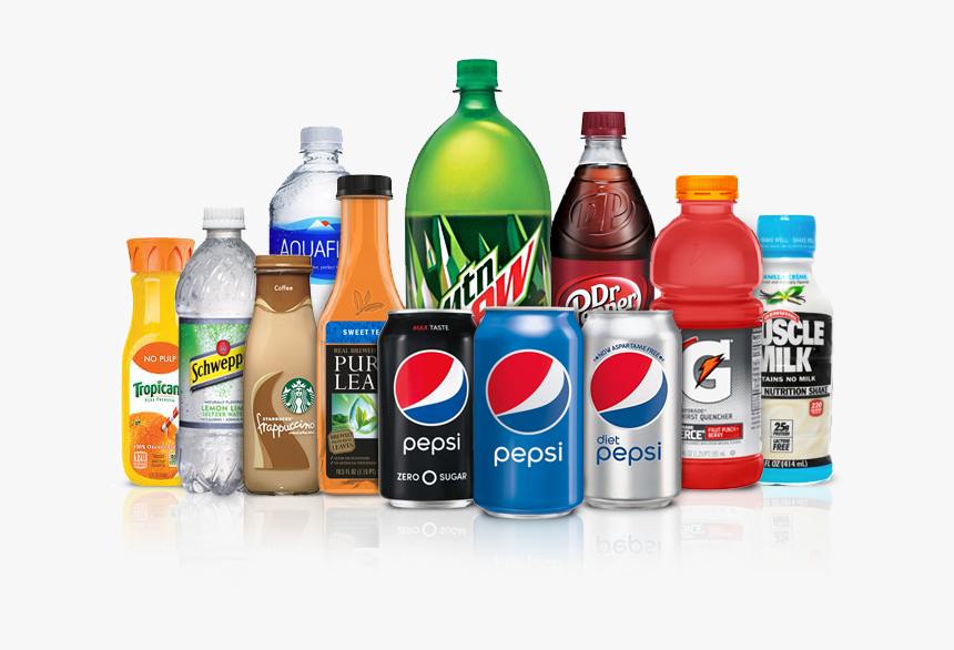 Bottle And Canned Products - Pepsi Products Png, Transparent Png, Free Download