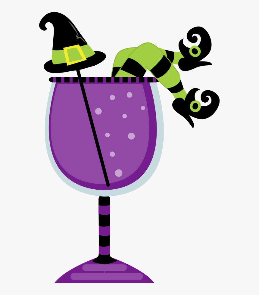 Halloween Cocktail Stickers Planner Eclp Erin Clip - Halloween Drinks Clipart, HD Png Download, Free Download