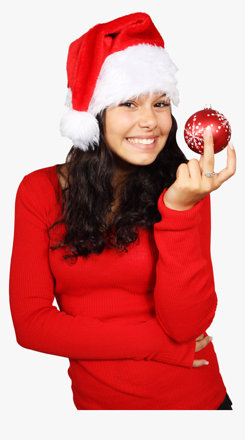 Christmas Girl Png Transparent Image - Santa Claus Woman Png, Png Download, Free Download