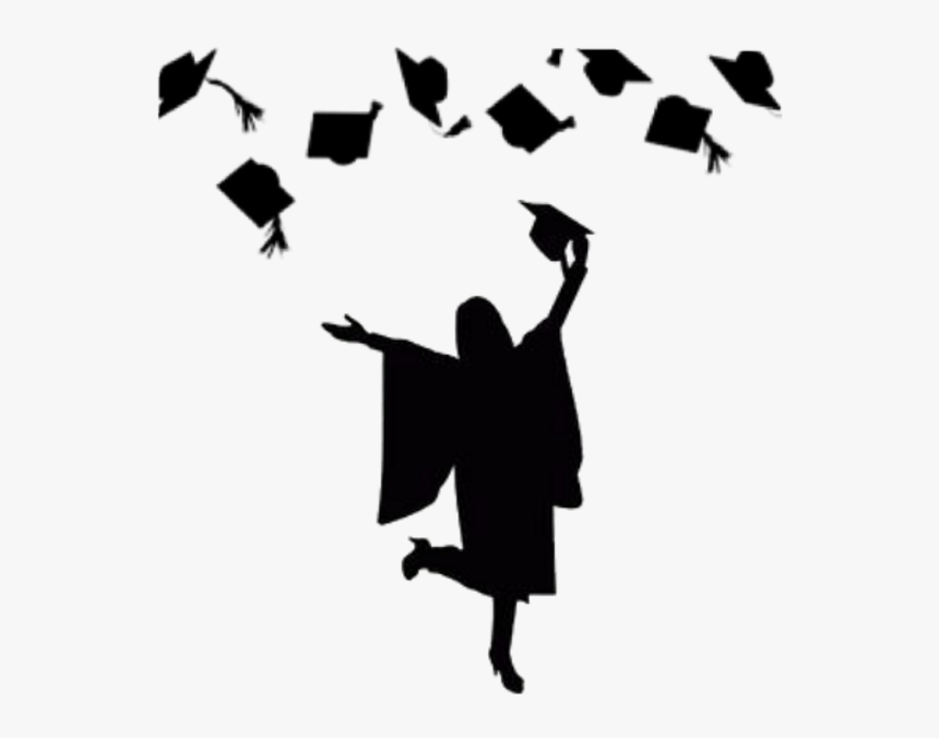 Graduation Silhouette Ftestickers - Graduation Day Images Png, Transparent Png, Free Download