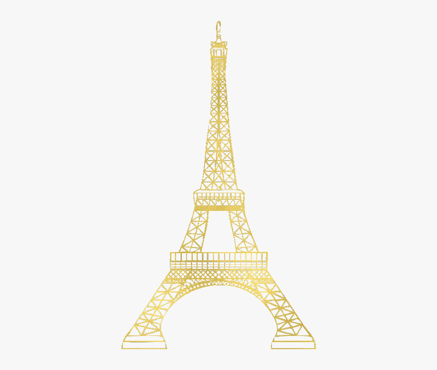 Torreeiffel Paris Torre Eiffel Gold - Torre Eiffel Sticker, HD Png Download, Free Download