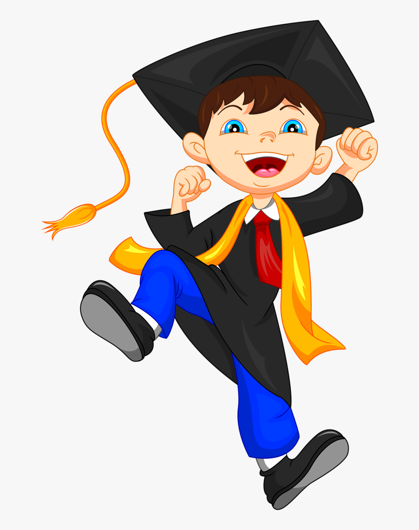 Preschool Clipart Graduation - Graduate Cartoon Png, Transparent Png, Free Download