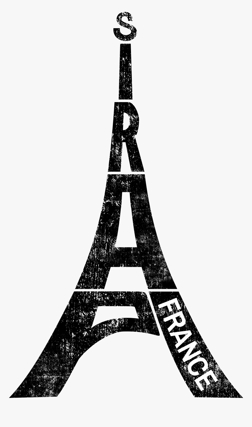 Paris Souvenir Lustige Eifelturm Frankreich Typografie - Letter A As The Eiffel Tower, HD Png Download, Free Download