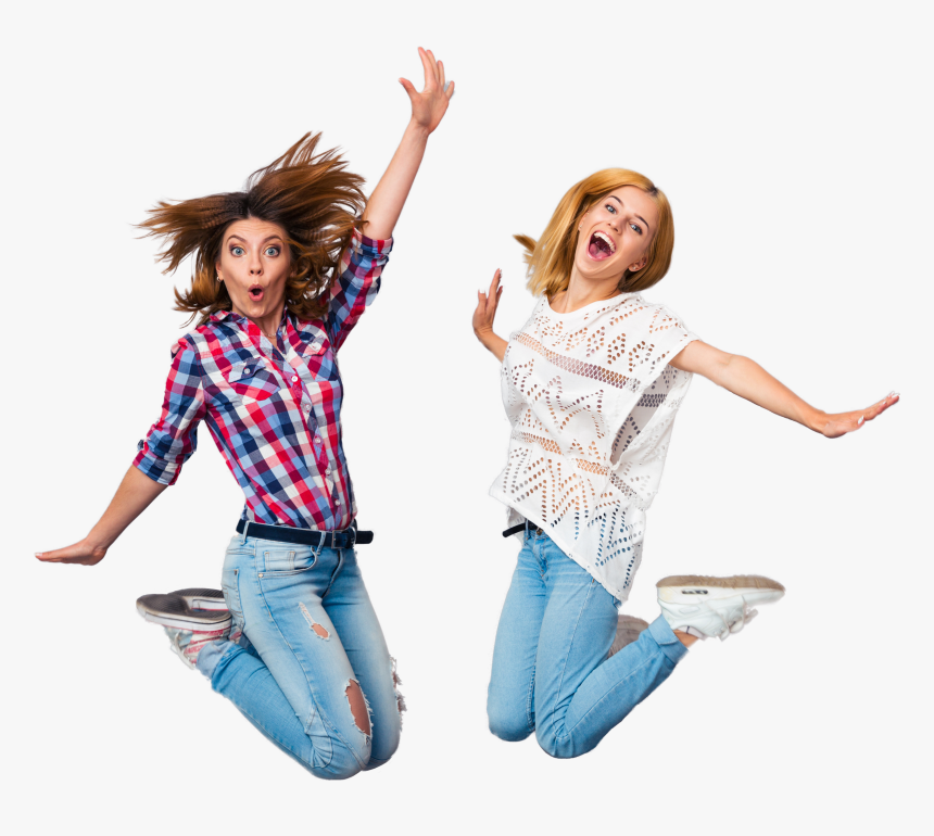 Girl Jumping Png - Transparent Girl Jumping Png, Png Download, Free Download