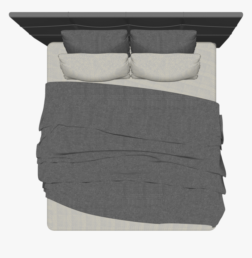 Transparent Bed Top View Clipart - Bed Top View Png, Png Download, Free Download