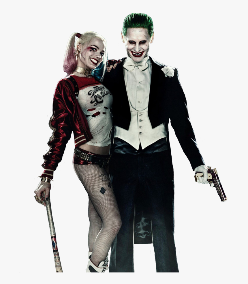 Harley Quinn Joker Amanda Waller Deadshot Killer Croc - Joker And Harley Quinn, HD Png Download, Free Download