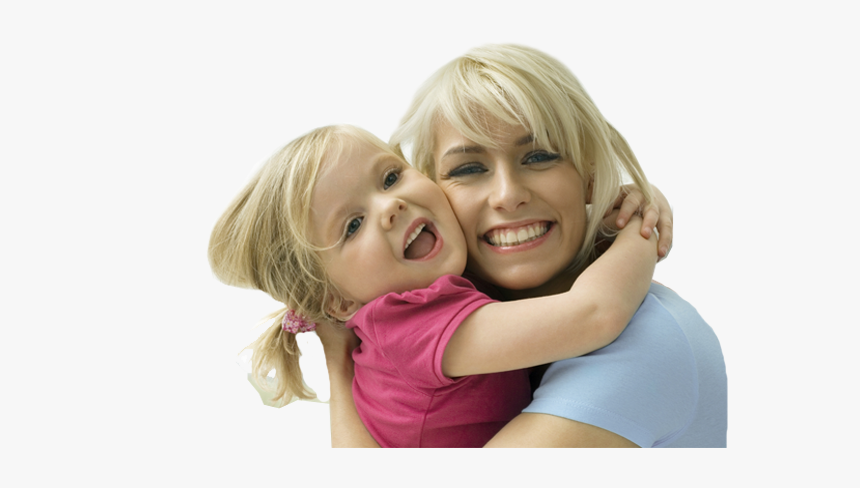 Mother And Child Smiling, HD Png Download, Free Download