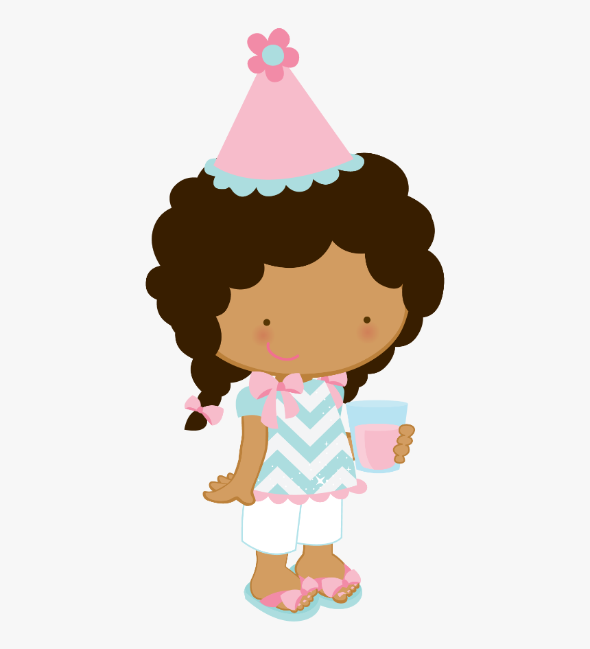 Birthday Clipart Girl - Girl Birthday Clipart Transparent, HD Png Download, Free Download