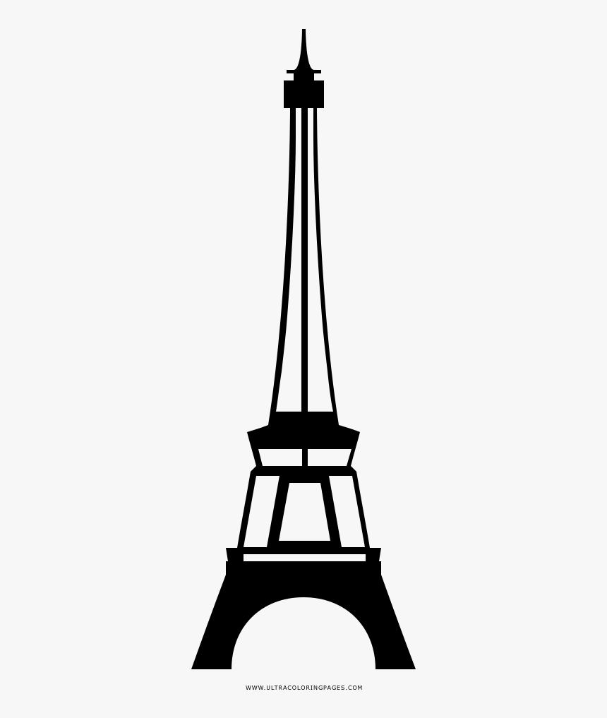 París Página Para Colorear - Tower, HD Png Download, Free Download