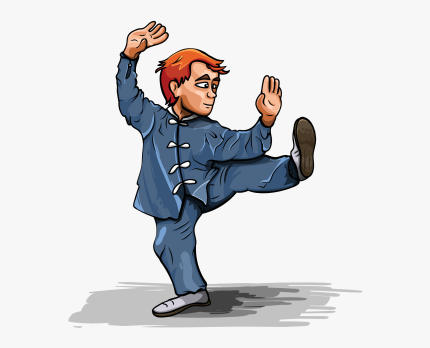 Taichi Young Man - Tai Chi Taichi Cartoon, HD Png Download, Free Download