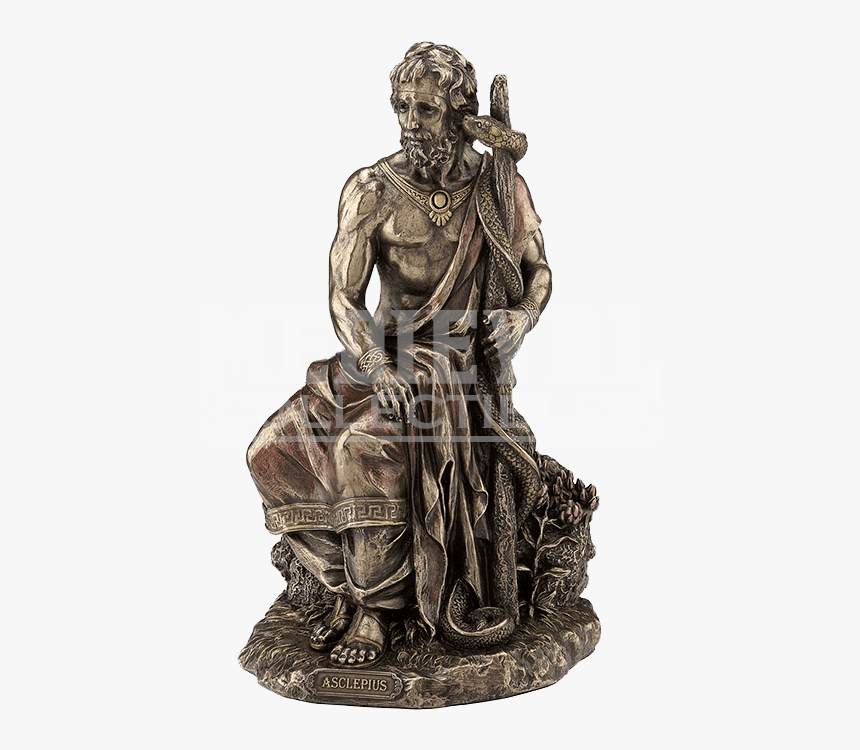 Greek Statue Transparent Png - Asclepius, Png Download, Free Download