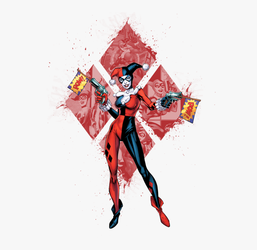 Transparent Harley Quinn Diamonds Png - Harley Quinn Dc Comics Png, Png Download, Free Download