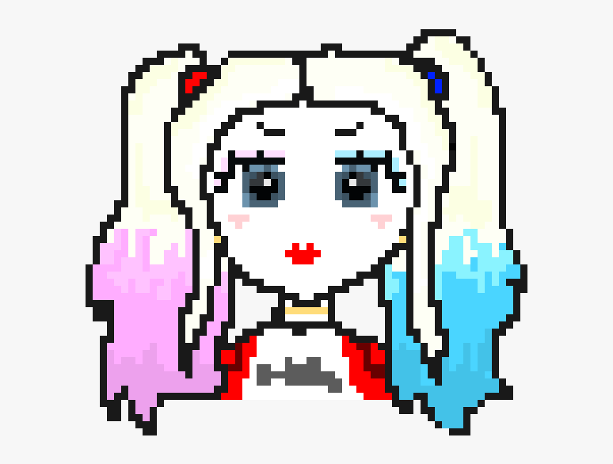 Transparent Harley Quinn Clipart - Pixel Art Harley Quinn, HD Png Download, Free Download