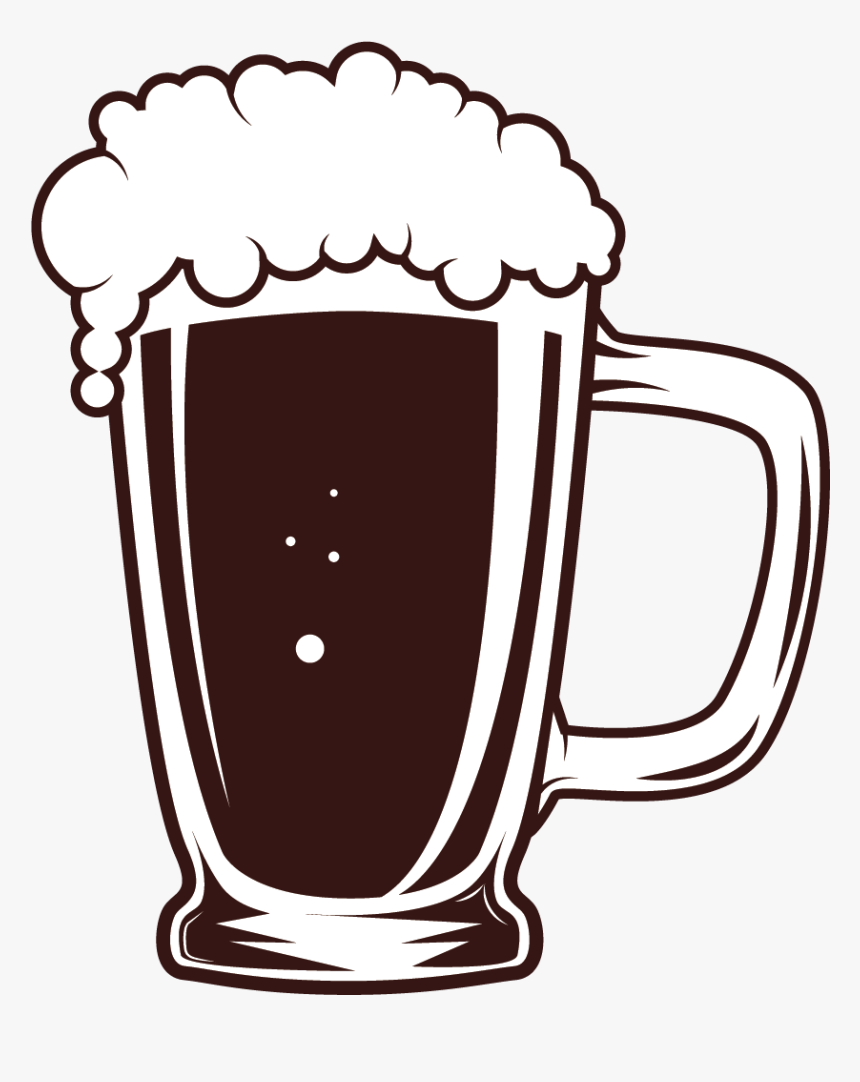 Mug Beer Vector Coffee Cup Hd Image Free Png Clipart - Vector Beer Glass Png, Transparent Png, Free Download