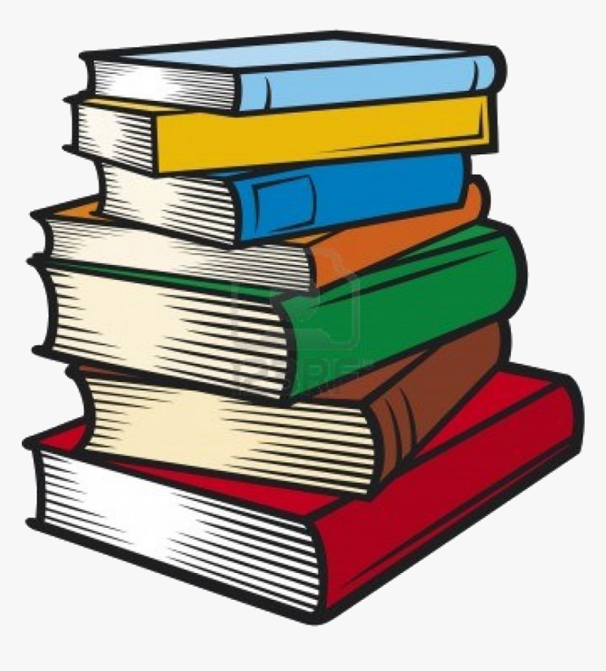 Book Stack Of Books Clip Art Transparent Png - Stack Of Books Clipart, Png  Download - kindpng