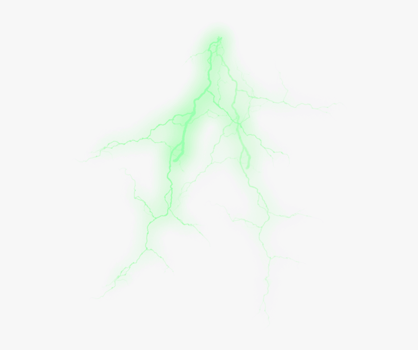 Green Lightning Png - Map, Transparent Png, Free Download