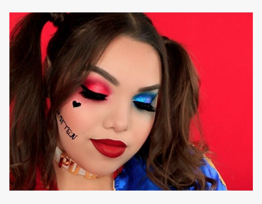 Maquillaje De Harley Quinn, HD Png Download, Free Download