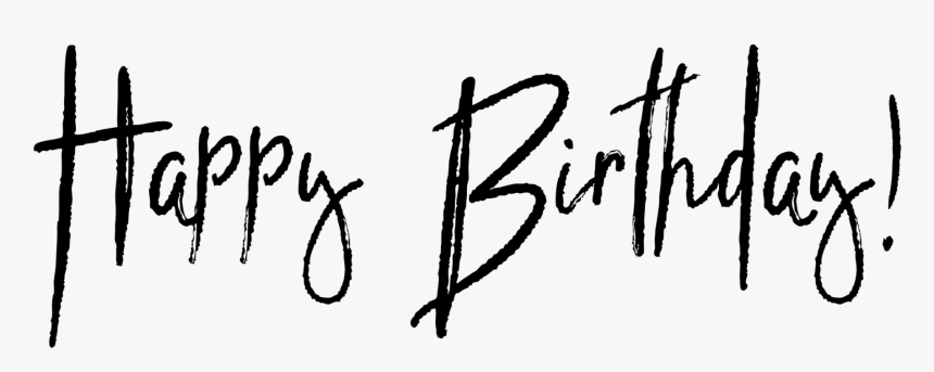 Happy Birthday Png Transparent - Happy Birthday Text Png, Png Download, Free Download