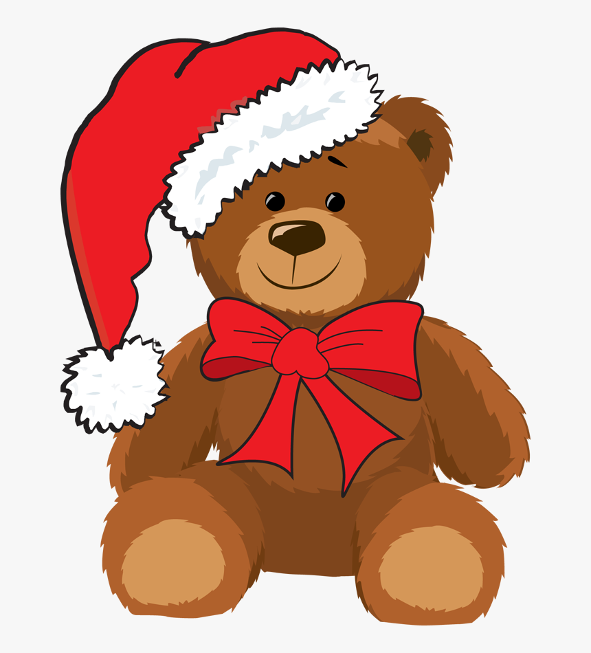 christmas teddy bear clip art