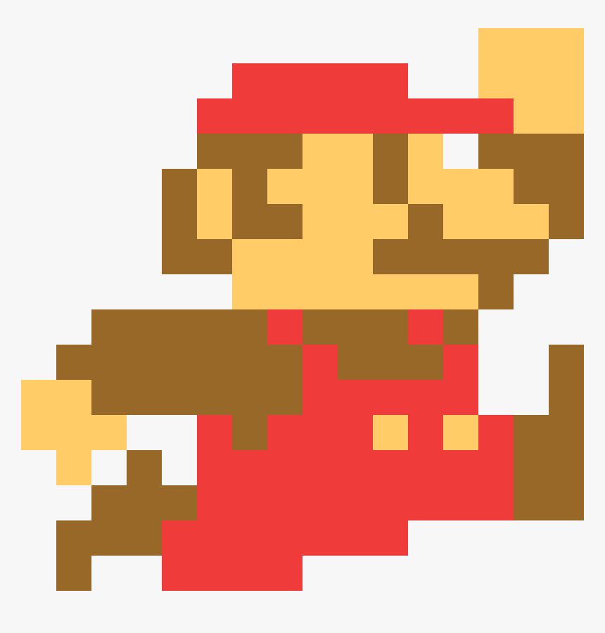8 Bit Mario Png - 8 Bit Mario, Transparent Png, Free Download