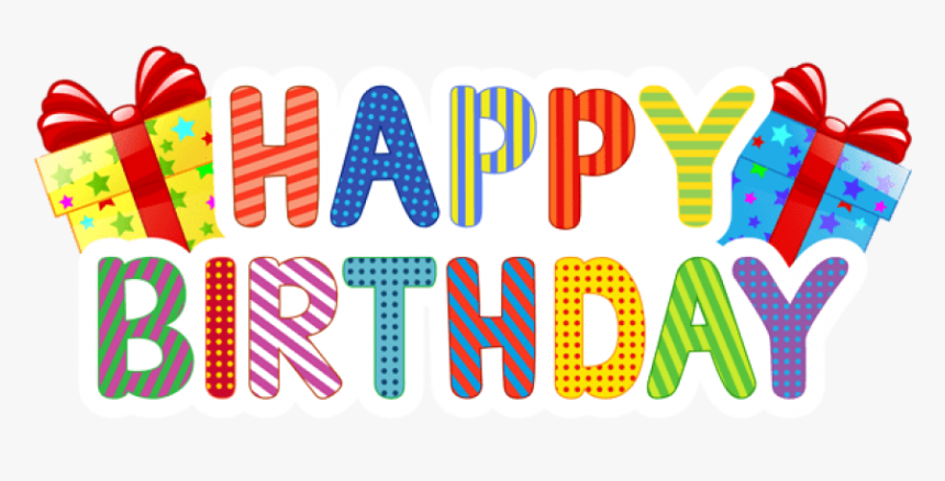 Happy Birthday Png, Transparent Png, Free Download