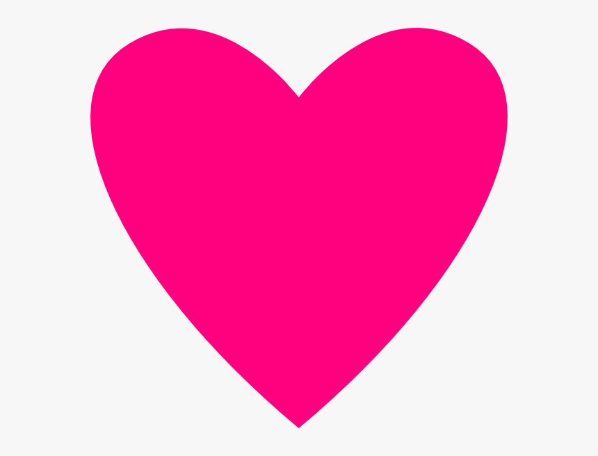 Hot Pink Heart Png, Transparent Png, Free Download