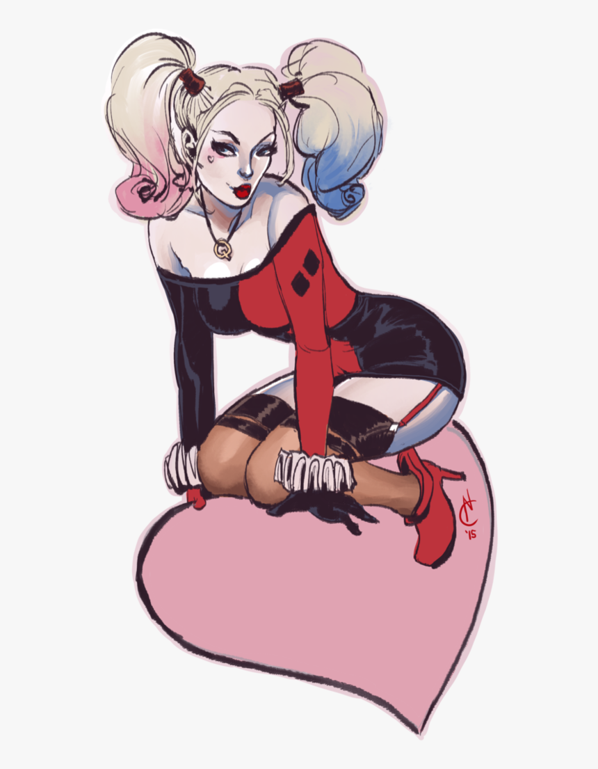 Harley Quinn Png Suicide Squad With Legs Image Library - Harley Quinn Porn Drawings Art, Transparent Png, Free Download