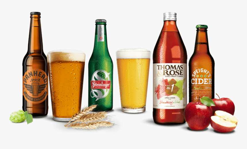 Beer & Cider - Glass Bottle, HD Png Download, Free Download