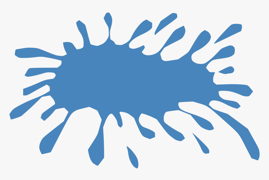Transparent Water Droplet Clipart - Blue Splash Clip Art, HD Png Download, Free Download