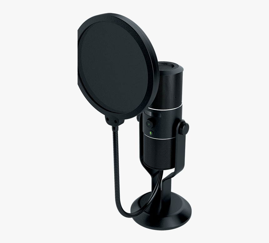 Transparent Mic Gaming - Razer Seiren X Pop Filter, HD Png Download, Free Download