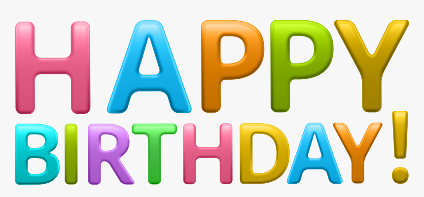Happy Birthday Png Images Free Download Library - Happy Birthday Blank Background, Transparent Png, Free Download