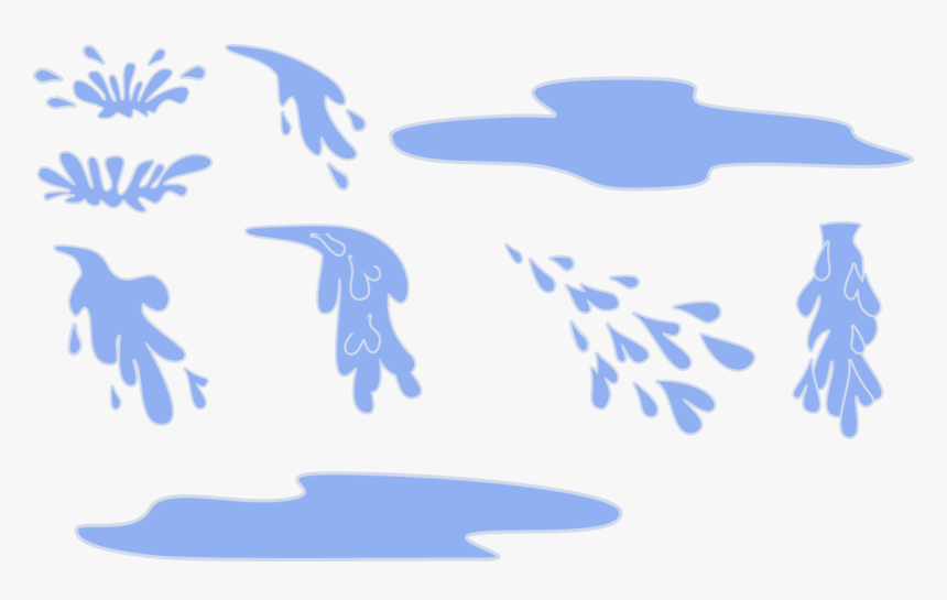 Pond Vector Puddle - Clip Art Puddle Splash, HD Png Download, Free Download