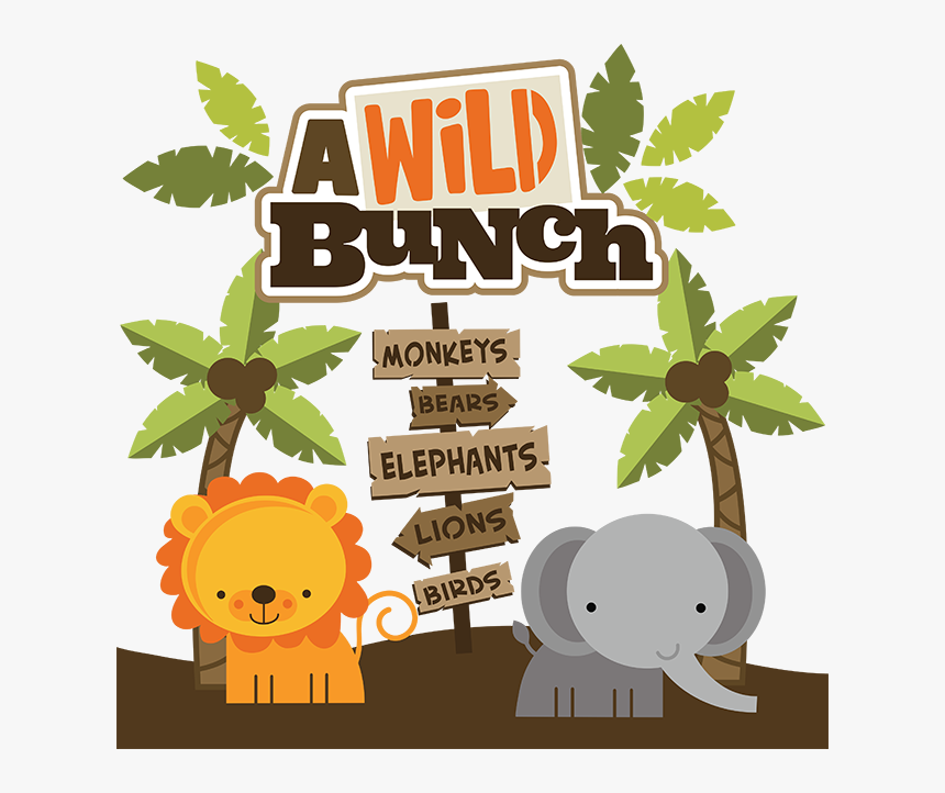 Wild Animals Theme Scrapbook Ideas, HD Png Download, Free Download
