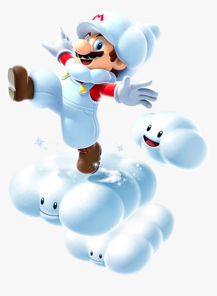 Super Mario Galaxy 2 Cloud Mario, HD Png Download, Free Download