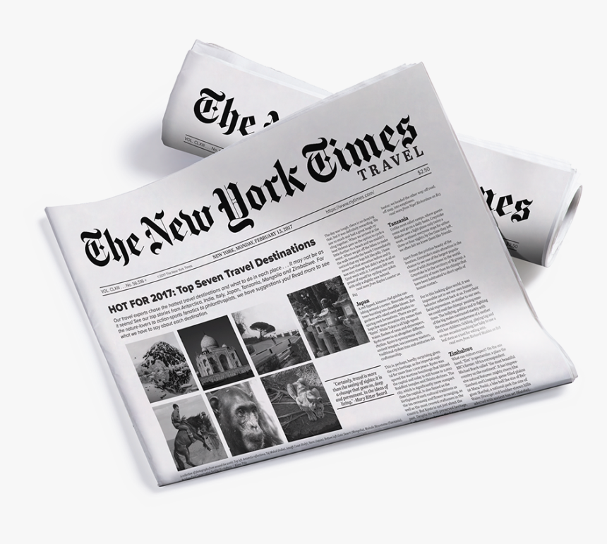 New York Times Newspaper Transparent, HD Png Download, Free Download