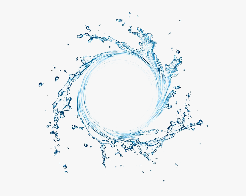 Water Spray Vortex Generated Png Image High Quality - Water Splash Circle Png, Transparent Png, Free Download