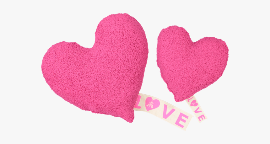 Pillow - Love Fleece - Hot Pink - Heart, HD Png Download, Free Download