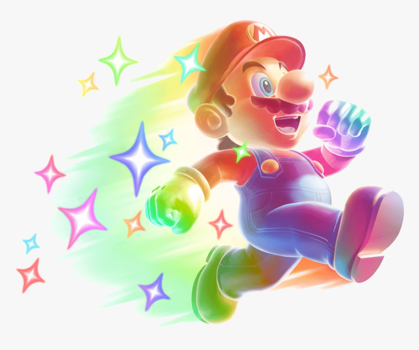 Mario Stars Transparent Png - Power Up Star Mario, Png Download, Free Download