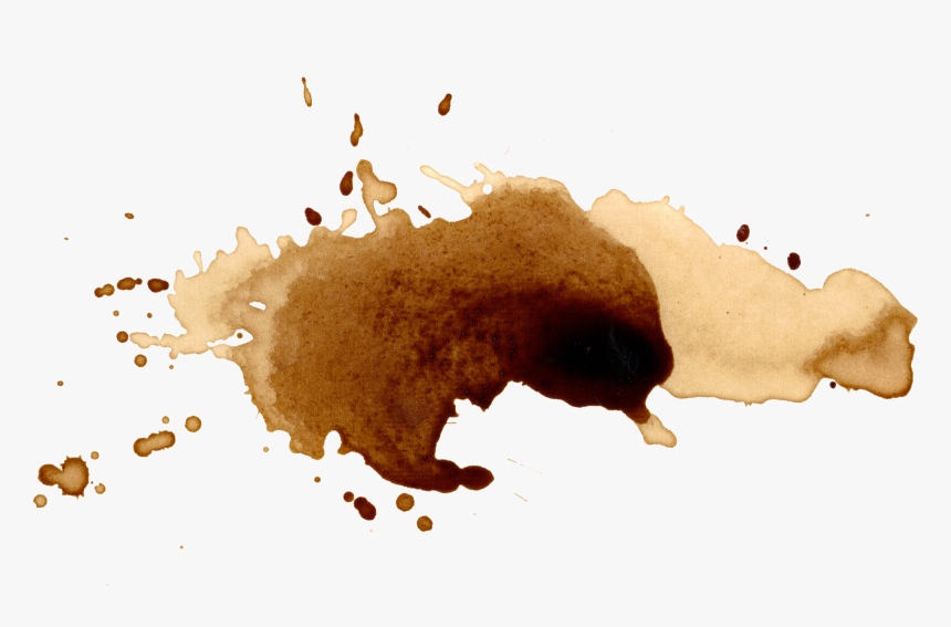 Water Stain Png Clip Art Free Download - Brown Watercolor Splash Png, Transparent Png, Free Download