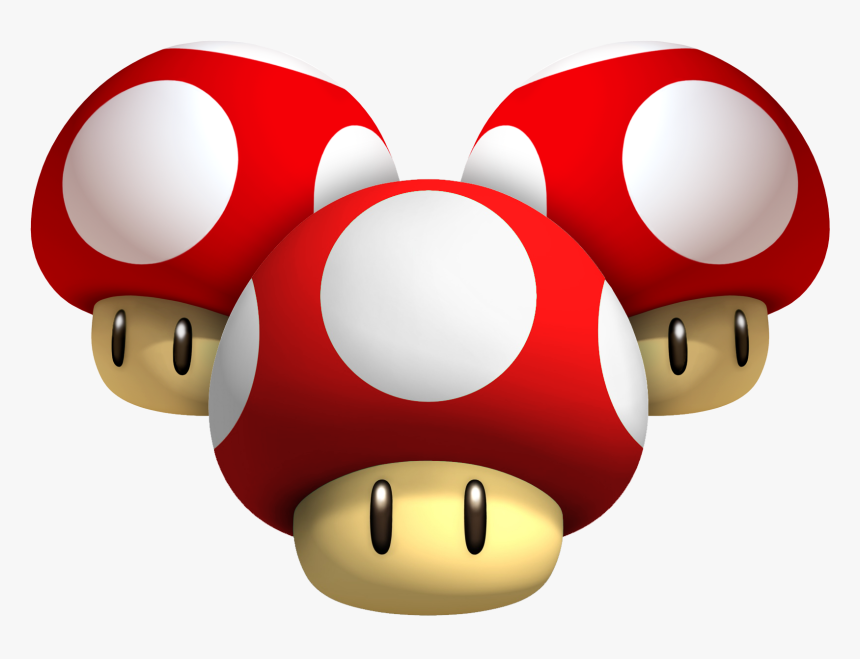 Mushroom Super Mario Png , Png Download - Mario And Luigi Mushrooms, Transparent Png, Free Download