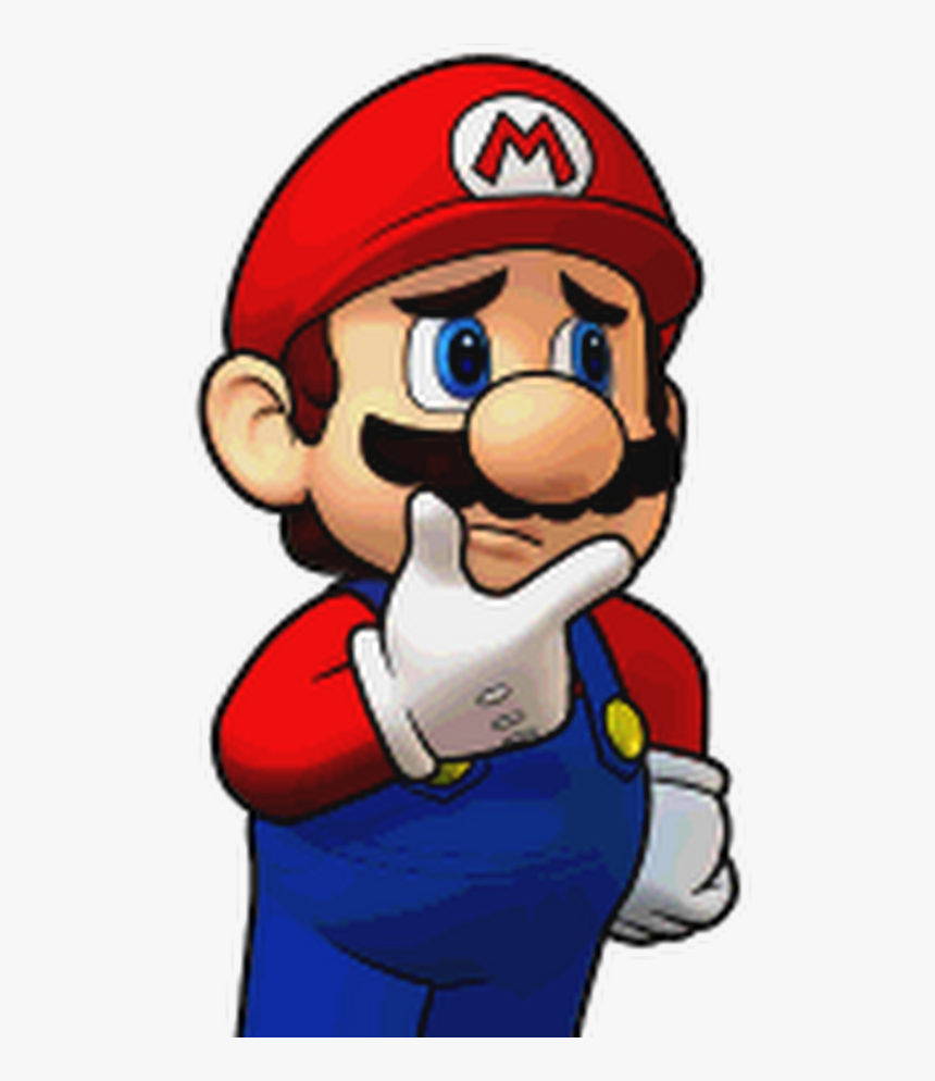 Sad Mario Png - Determined Mario, Transparent Png, Free Download